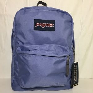 bleached denim jansport backpack